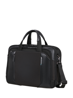 Samsonite Spectrolite Twin Handle Briefcase, 16/23L, Black, Black