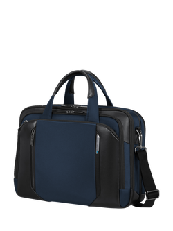 Samsonite Spectrolite Twin Handle Briefcase, 16/23L, Blue, Blue