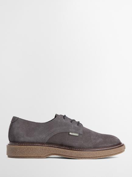 Barbour Harefield Derby Shoes, Dark Grey, Dark Grey