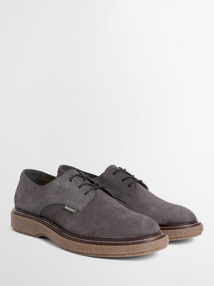 Barbour Harefield Derby Shoes, Dark Grey - view 2, Dark Grey