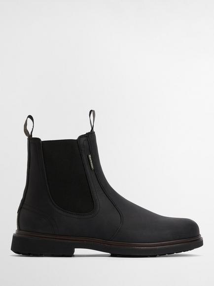 Barbour Hale Chelsea Boots, Black, Black