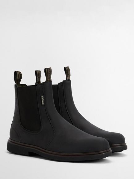 Barbour Hale Chelsea Boots, Black - view 2, Black