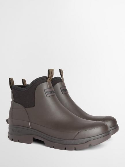 Barbour Ridge Wellington Boots, Brown - view 2, Brown