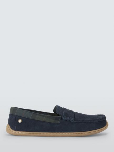 Barbour Albert Penny Slippers, Shadow Tartan, Shadow Tartan