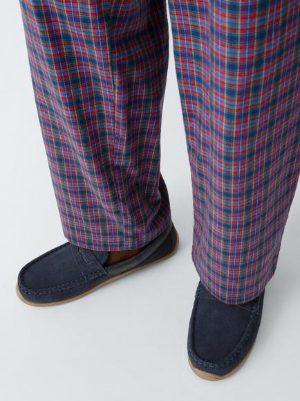 Barbour Albert Penny Slippers, Shadow Tartan - view 2, Shadow Tartan