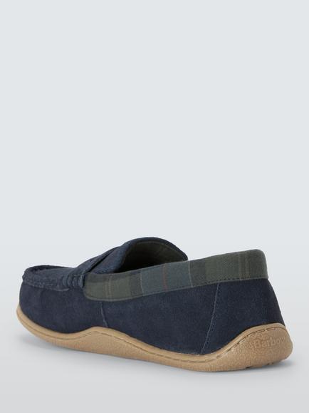 Barbour Albert Penny Slippers, Shadow Tartan - view 2, Shadow Tartan