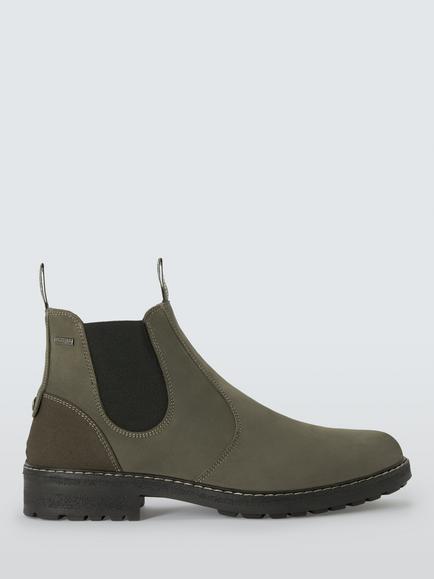 Barbour Embleton Leather Waterproof Chelsea Boots, Mole Grey, Mole Grey