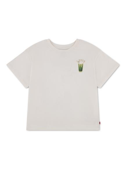 Levi's Kids' Matcha Oversized T-Shirt, Egret, Egret