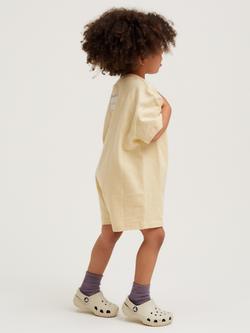 Claude & Co Baby Opal Cotton Sundae Romper, Butter - view 2, Butter