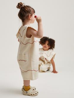 Claude & Co Baby Cali Cotton Overalls, Ecru - view 2, Ecru