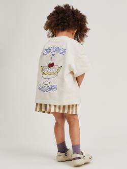 Claude & Co Baby Lenni Cotton Sundae T-Shirt, Butter - view 2, Butter