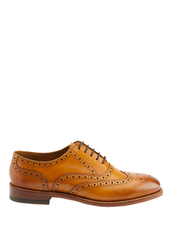 Jones Bootmaker Braxton Leather Brogues, Tan