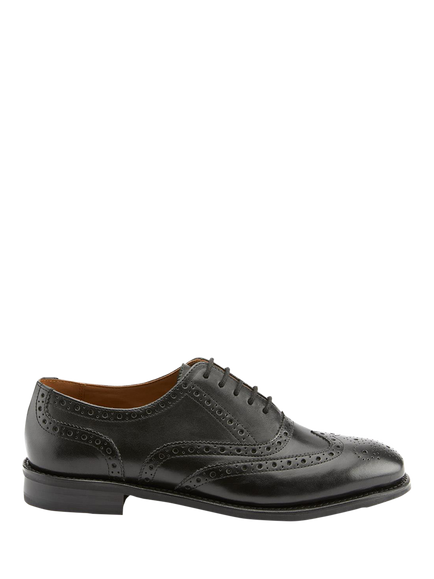 Jones Bootmaker Braxton Leather Brogues, Black