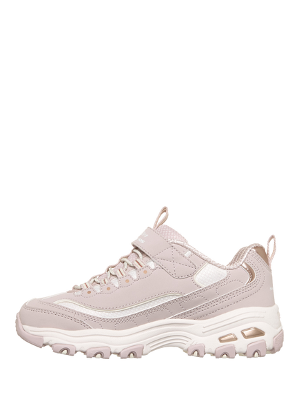 Skechers Kids' Layered Gore & Strap with Air-Cooled Memory Foam Trainers, Rsgd - view 2, Rsgd
