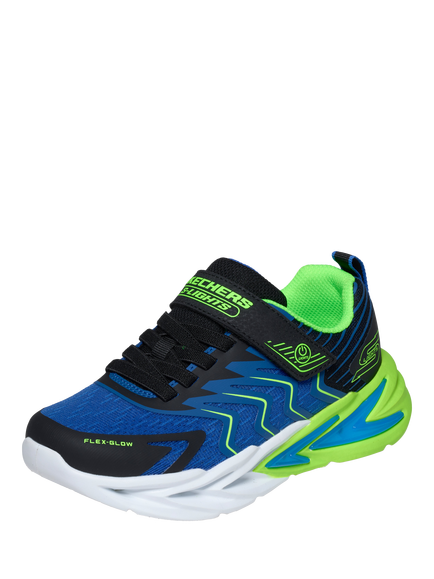 Skechers Kids' Flex Glow Light Up Trainers, Bblm - view 2, Bblm