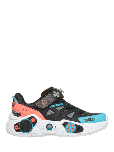Skechers Kids' Game Kicks Gametronix 3.0 Trainers, Bkmt