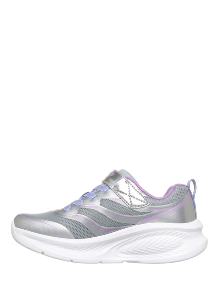 Skechers Kids' S-Lights Cosmic Glow 2.0 Light-Up Trainers, Silver - view 2, Silver