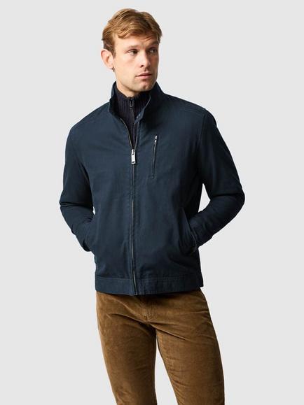 Rodd & Gunn Armitage Cotton Twill Harrington Jacket, Marine