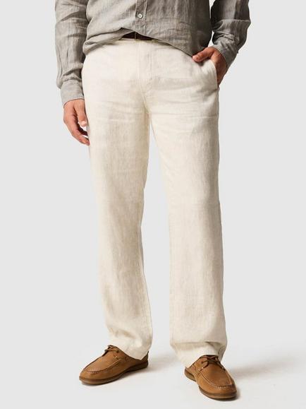 Rodd & Gunn Spencer Bay Linen Trousers, Oatmeal