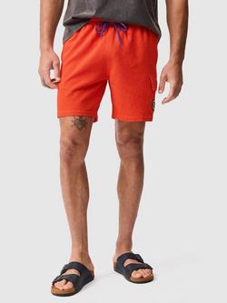 Rodd & Gunn Winterton Seersucker Swim Shorts, Sunset, Sunset