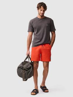 Rodd & Gunn Winterton Seersucker Swim Shorts, Sunset - view 2, Sunset