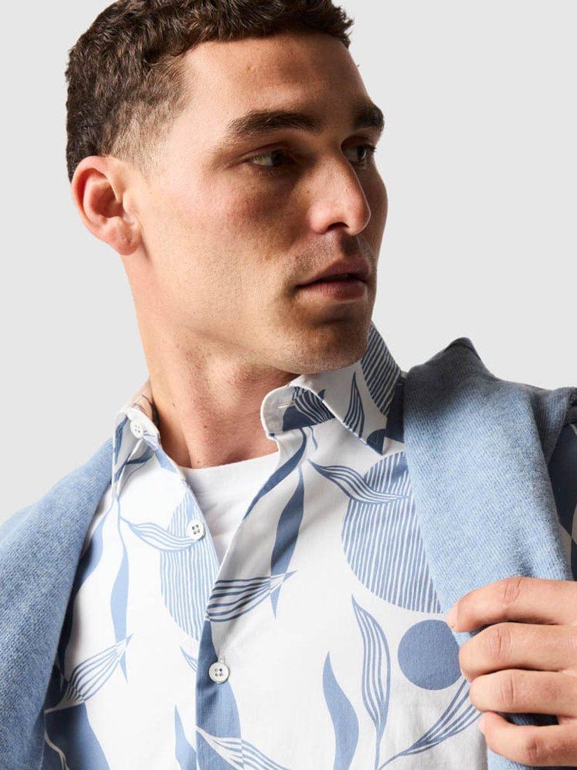 Chemise Homme Rodd & Gunn, Taille L/XL, Manches Longues, Rayée, Coton, Casual