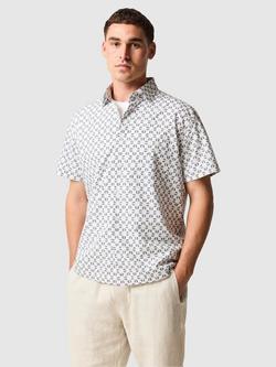 Rodd & Gunn Crown Hill Cotton Short Sleeve Shirt, Royal