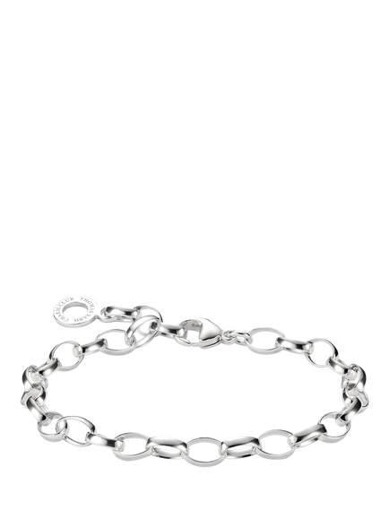 THOMAS SABO Charm Club Original Classic Bracelet, Silver, Silver