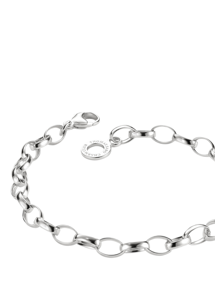 THOMAS SABO Charm Club Original Classic Bracelet, Silver - view 2, Silver