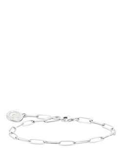 THOMAS SABO Coin Charm Bracelet, Silver, Silver