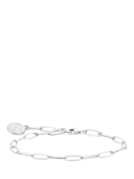 THOMAS SABO Coin Charm Bracelet, Silver, Silver