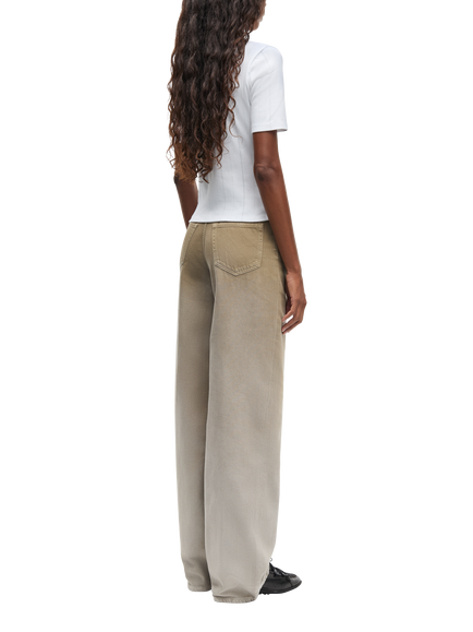 Samsøe Samsøe Sashelly Loose Fit Wide Leg Jeans, Light Brown - view 2, Light Brown