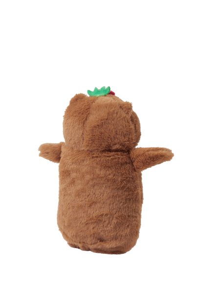 Angels by Accessorize Fluffy Capybara Pencil Case, Beige - view 2, Beige