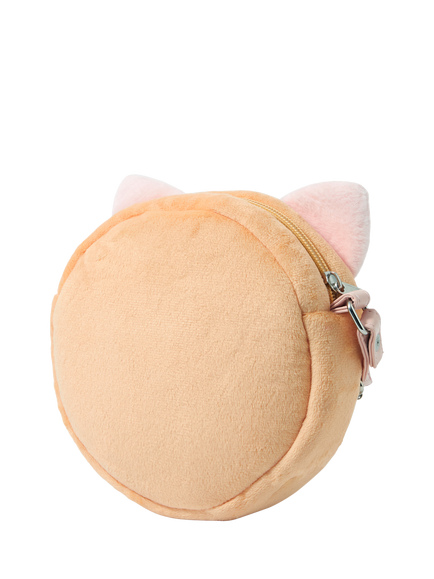 Angels by Accessorize Kids' Plush Doughnut Crossbody Bag, Pink - view 2, Pink