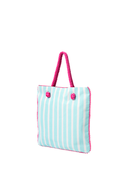 Angels by Accessorize Kids' Embellished Sunglasses Shopper Bag, Turquoise - view 2, Turquoise