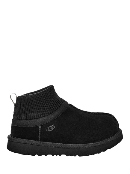 UGG Kids' Classic Ultra Stretch Cuff Boots, Black, Black