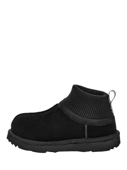UGG Kids' Classic Ultra Stretch Cuff Boots, Black - view 2, Black