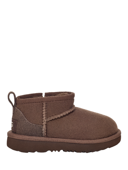 UGG Kids' Classic Ultra Mini Boots, Burnt Cedar, Burnt Cedar