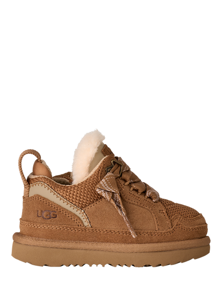UGG Kids' Lowmel Suede Lace-Up Boots, Brown Tan, Brown Tan
