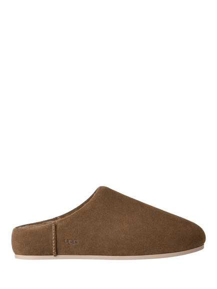 UGG Elea Suede Sheepskin Mule Slippers, Bronze, Bronze