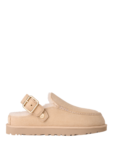 UGG Evelina Goldenstar Suede Clogs, Sand, Sand