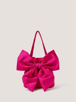 Monsoon Ciri Bow Grab Bag, Pink, Pink