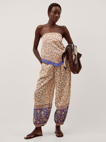 Monsoon Ari Trousers, Blue, Blue