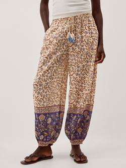 Monsoon Ari Trousers, Blue - view 2, Blue