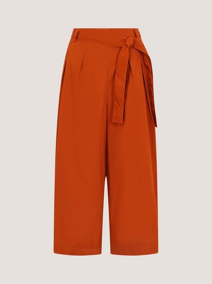 Monsoon Sofia Popin Trousers, Dark Orange, Dark Orange