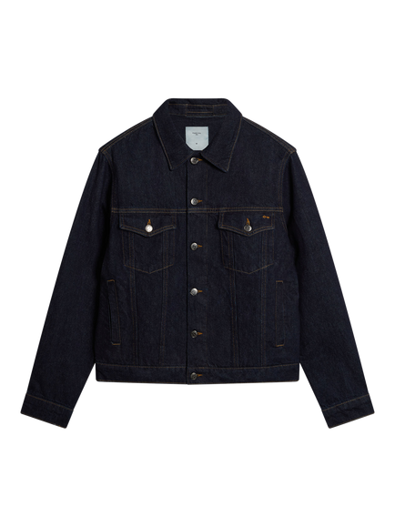 Percival Western Trucker Jacket, Dark Indigo, Dark Indigo