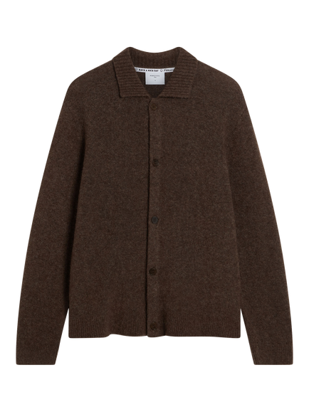Percival Archive Knit Cardigan, Brown, Brown