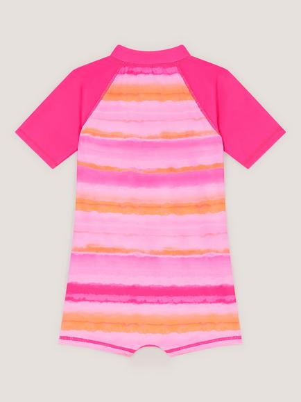 Monsoon Kids' Tie Dye Surf Suit, Pink - view 2, Pink