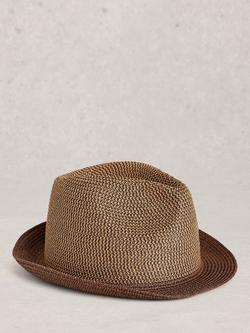 White Stuff Trilby Hat, Natural, Natural