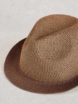 White Stuff Trilby Hat, Natural - view 2, Natural